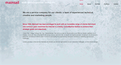 Desktop Screenshot of mainsail.com